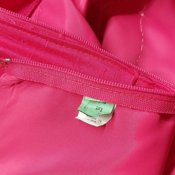 Vintage two piece suit dress Raspberry Pink, Peplum Jacket, Embroidered 1950's - Picture 14 of 16